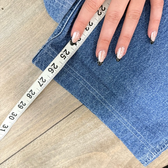 Vintage Y2K Gloria Vanderbilt baggy denim overalls blue size large - Picture 3 of 5